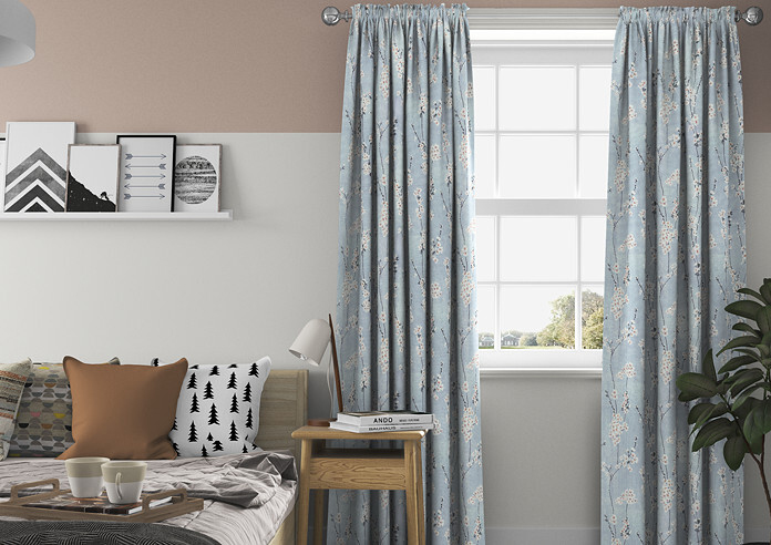 Almond Blossom, Porcelain - Made to Measure Curtains - Image 3